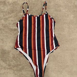 One piece bathing suit